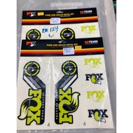 Fox fork & shock decal sticker kit