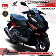 Honda VARIO 160 Full Body Decal Sticker Simple Racing Variation 2 CA-00 Design Can Be Requested