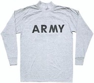 美軍公發 ARMY 陸軍 PFU 長袖運動服 T-SHIRT T恤 全新