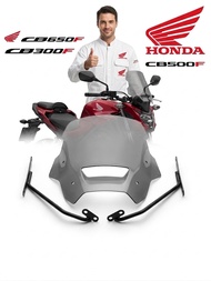 ชิวแต่งสีสโม๊ค + ขา ใส่ CB300F/CB500F/ CB650F ทรง NX500🌷M