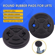 100% Solid Heavy Duty Car Scissor Lift Rubber Pad 2 post lift Jack Rubber Pad Jack Rubber Block Geta