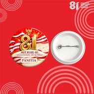 BROS I PIN COMMITTEE 17 AUGUST I CAN REQUEST I SIZE 4.4 CM AND 5.8 CM