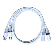 Japan CANARE L-4E6S White Four-Core Wire+Neutrik Paint Version XLR/TRS Balanced Signal Cable 1 Pair 