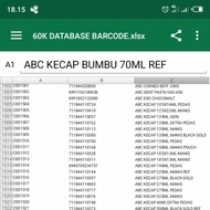 60k Daftar barcode produk indonesia