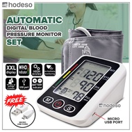 Hodeso Automatic Digital Blood Pressure Monitor Set  Large LCD Display Monitor Digital Upper Arm Aut