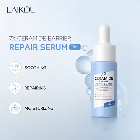 7X Ceramide Barrier Repair Facial Serum Sodium Hyalironate Moisturizing Brightening Smoothing Skin 1
