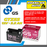 (XIN ĐỌC KỸ MÔ TẢ) Bình Ắc Quy Xe Máy GS GTZ5S (12V - 3.5Ah) GTZ6V (12V - 5Ah) & GT6A (12V - 6Ah)