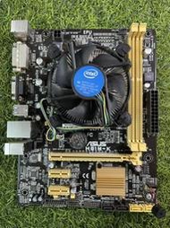 【琻霖】【二手主機板】ASUS H81M-K/i5-4590/i5-4570/8G/1150 附檔板，含稅