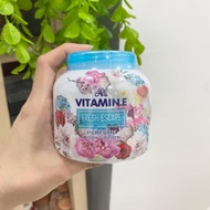 AR Vitamin E BLUE Fresh Escape Perfume Whitening Body Cream 200g