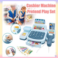 Cashier Machine Toys Simulated Supermarket Cash Register Swipe Scan Casher Children Pretend Play Hou