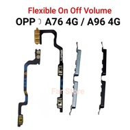 TOMBOL Original Button + on off Volume For Oppo A76 4G / A96 4G Complete on off + Volume Button Oppo