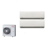 東芝 - Toshiba 東芝 1匹+2.5匹多聯式變頻淨冷分體式冷氣機 RAS-M10N4KCV+RAS-M22N4KCV+RAS-4M26S3ACV