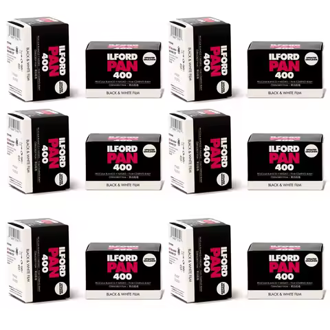 in Stock ILFORD 135 Pan B&W 400 Negative Film For 135 Film Camera Black And White Film 35mm 36 Expos