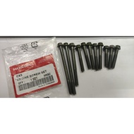 Engine Screw Set-Honda Ex5/HP-BLACK/CHROME-11PCS