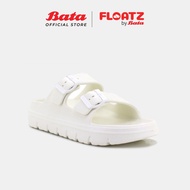 FLOATZ BY BATA Grace Women Ivory /Black Sandal 5101222/5106222 Sandal Perempuan