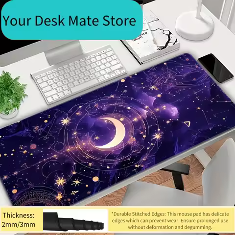 Printed Mouse Pad with Text ArtSpace, Letters W/A/K, Numbers 0/1 - Non-Slip Rubber Base, Washable Cl