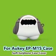 【High quality】  For Aukey EP-M1S Case Hot Selling Creative Cartoons for Aukey EP-M1S Casing  Soft Ea