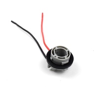 2Pcs BA15S 1156 Bulb Socket P21W Lamp Holder Adapter Base Connector