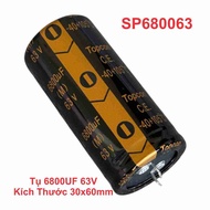 Capacitor 6800UF 63V Size 30x60mm