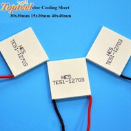 TOPTOOL Semiconductor Cooling Sheet, 30x30mm 15x30mm Refrigeration Plate,  TEC1-12702 TES1-07102 TES