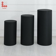 [Lovoski] Cylinder Plinth Cover Party Decoration Prop, Cylinder Pedestal Cover for Graduation, Weddi