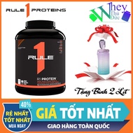 (Free Water Bottle) Whey RULE 1 PROTEIN 5 LBS 2.3KG - Milk to gain weight and gain muscle for athlet