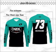 BAJU JERSEY MOTOCROSS CUSTOM NAMA FULL PRINTING JERSEY MOTORCROSS TRAIL TERBAIK