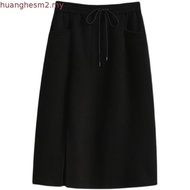 J2968☘️Plus Size A-Line Skirt - High Waist Style Autumn And Winter Skirt Versatile Daily Plus Size D