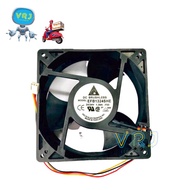 Fan พัดลม รุ่น EFB1324SHE DC24V-1.38A 3สาย ขนาด128x128x38mm 5” มีของพร้อมส่ง🚚🇹🇭