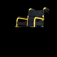 Karma 輕型鋁合金輪椅帶手剎車 (黑黃色細輪)