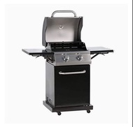 MASTER COOK 雙爐頭戶外燒烤爐 MASTER COOK Classic Liquid Propane Gas Grill, 2 Bunner with Folding Table, Black