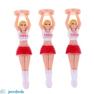 JENNIFERDZ Cheerleaders Tee Novelty Golf Accessories Golf Balls Standing Girl Golf Tee Womens Lady G