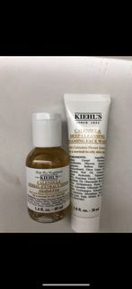 勁平， (新品上巿) 全新 Kiehl’s Kiehls 金盞花系列一套兩件， 金盞花洗面泡30ml及金盞花爽膚水40ml, 防敏感， 保濕, 去印, 水油平衡, 售$99包郵， 專門店貨