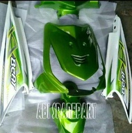 COVER FULL BODY HALUS HONDA BEAT KARBU WARNA HIJAU PUTIH