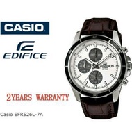 Casio Edifice Original [2YEARS WARRANTY] EFR-526L-7A Men Youth Chronograph