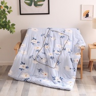 [特價]印花厚被豆毯抱枕 花朵 110×150cm