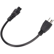 Toptekit US 3 Prong Mickey Mouse Power Cord AC Power Short Cord, USA Nema 5-15P Male to IEC320 C5 Fe