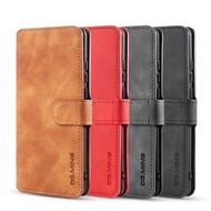 DG Ming 華為 P30 Pro 復古油邊系列 PU手機皮套 錢包款 保護套 插卡 帶支架 華為