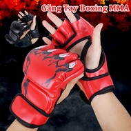 MMA Open Finger Boxing Gloves 1 bag, Boxing equipment for boxing, mma, fighting, sparring, training