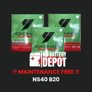 NS40 B20 ORDINARY / REVERSE Yokohama Supreme 21+3 Maintenance Free