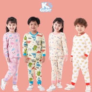 K's Closet E044TEF TM Cotton Long Sleeve Clothes Set for Boys and Girls (1-9 Years Old)