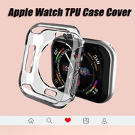 Transparent Case Cover for Apple Watch Series 6/5/4/3/2/1 Half Cover Protective Frame for Apple Watch All Series.