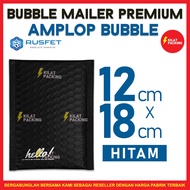BUBBLE ENVELOPE 12CM X 18CM - BUBBLE MAILER - BUBBLE PACKING HELLO PREMIUM BLACK MATTE
