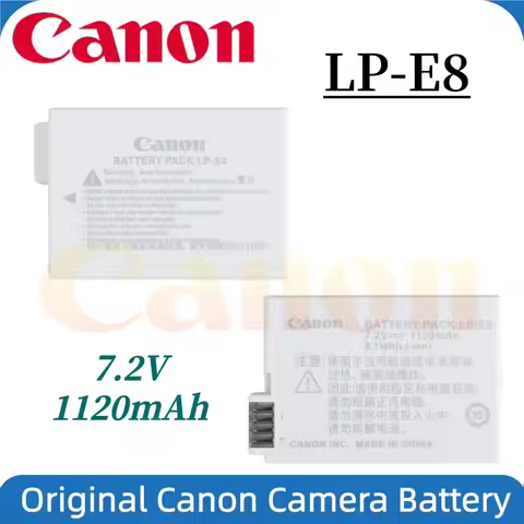 Original new LP-E8 1120mAh 7.2V LP-E8 LP E8 High Quality Batteries for Canon EOS 550D 600D 650D 700D