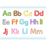LAMINATED ALPHABET CHART | A4