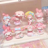 MINISO Sanrio MyMelody Tea Party Blind Box My Melody Figurine Desktop Ornament Gift Doll