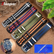 20mm 22mm Nylon Fabric Parachute Military Watch Band Strap High Quality NATO Sport Watchband Bracele