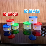 Toples Stoples Tempat Kue Kering Nastar Kue Lebaran Permen Candy Drat 0.8 L 0.8L 0.8 Liter 0.5 L 0.5