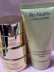 Estee Lauder Re-Nutriv 白金旅行護膚套裝 面霜洗面眼霜