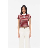 Callie Cotton - Eirene Shirt Top/ Women'sPOLO Women's Striped/ POLO